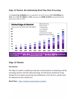edge ai market revolutionizing real time data