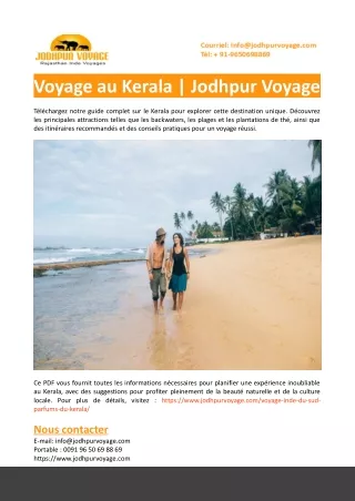 Voyage au Kerala