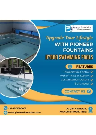 Hydro Swimming Pool By Pioneer Fountains