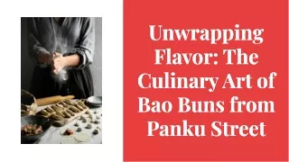 unwrapping flavor the culinary art of bao buns