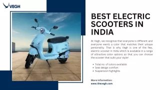 Best Electric Scooter in India