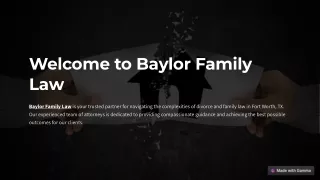 Divorce Lawyer Fort Worth TX-baylorfamilylaw