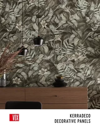 Vox Kerradeco Catalog For Wall Panels & Ceilings