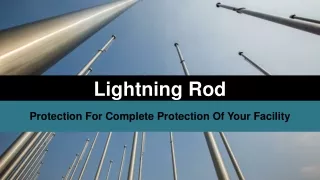 Lightning Rod Protection For Complete Protection Of Your Facility