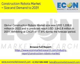 Construction Robots Market
