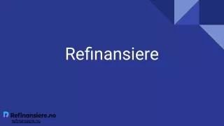 refinansiere