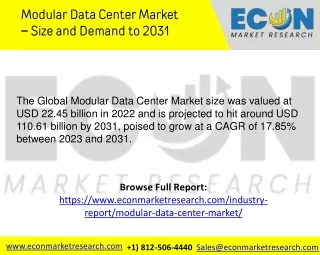 Modular Data Center Market