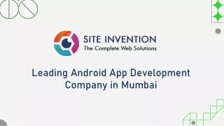 leading android app development company in mumbai