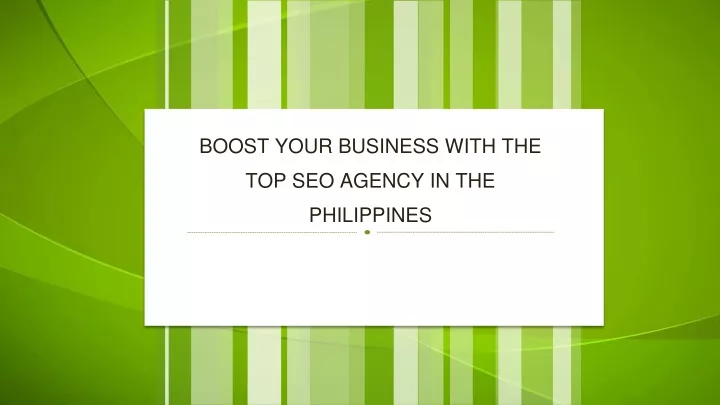 boost your business with the top seo agency in the philippines