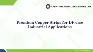 Premium Copper Strips for Diverse Industrial Applications