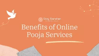 Benefits of Online Pooja Services