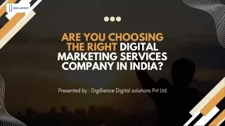 Are You Choosing the Right Digital Marketing Services Company in India?