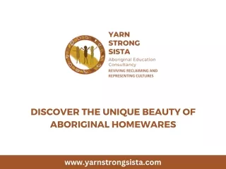 Discover the Unique Beauty of Aboriginal Homewares