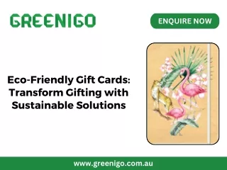 Eco-Friendly Gift Cards Transform Gifting with Sustainable Solutions