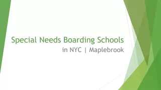 Special Needs Boarding Schools in NYC | Maplebrook