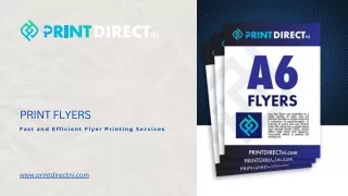 Digital Print Flyers