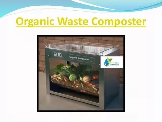 organic waste composter