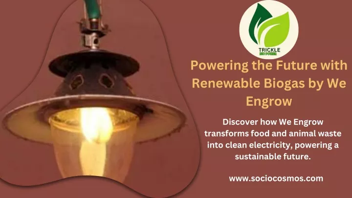 powering the future with renewable biogas