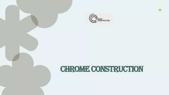 chrome construction chrome construction