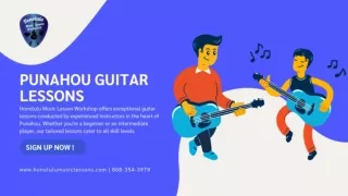 Punahou Guitar Lessons