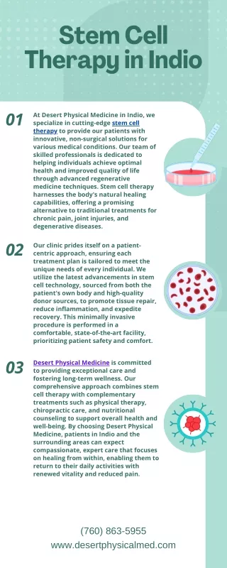 Stem Cell Therapy in Indio