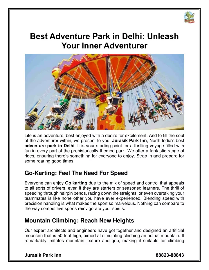 best adventure park in delhi unleash your inner