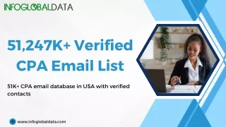 Generate High-Quality Leads Using Our CPA Email Database