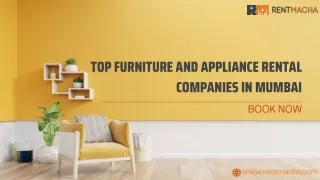 Top Furniture and Appliance Rental Companies in Mumbai