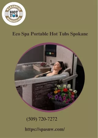 Eco Spa Portable Hot Tubs In Spokane | Durable & Energy-Efficient