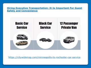 Hiring Executive Transportation