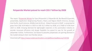 Polyamide Market poised to reach $55