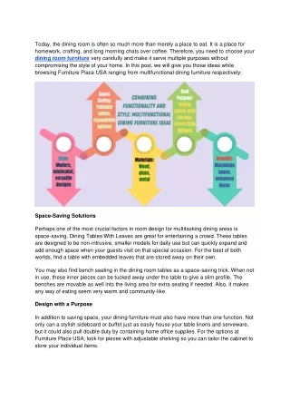 Combining Functionality and Style_ Multifunctional Dining Furniture Ideas