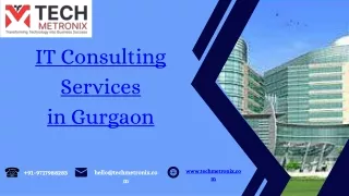 it consulting services in gurgaon