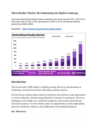 mixed reality market revolutionizing the digital