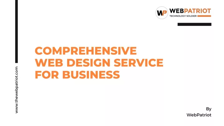 comprehensive web design service for business