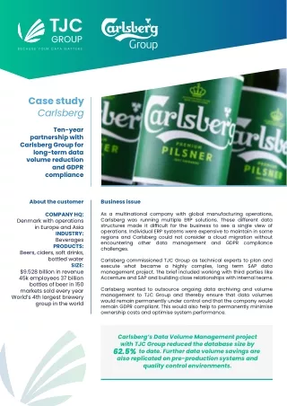 case study carlsberg