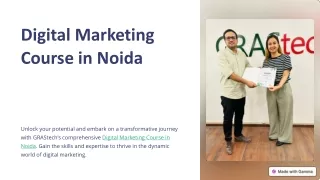 Comprehensive Digital Marketing Course in Noida - GRAStech