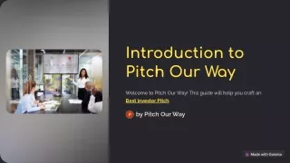 Craft the Perfect Investor Pitch with Pitch Our Way