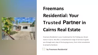 Buy House Cairns | Freemans Residential