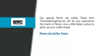 Rome City Kaffee Tasse | Thecoffeemugshop.de