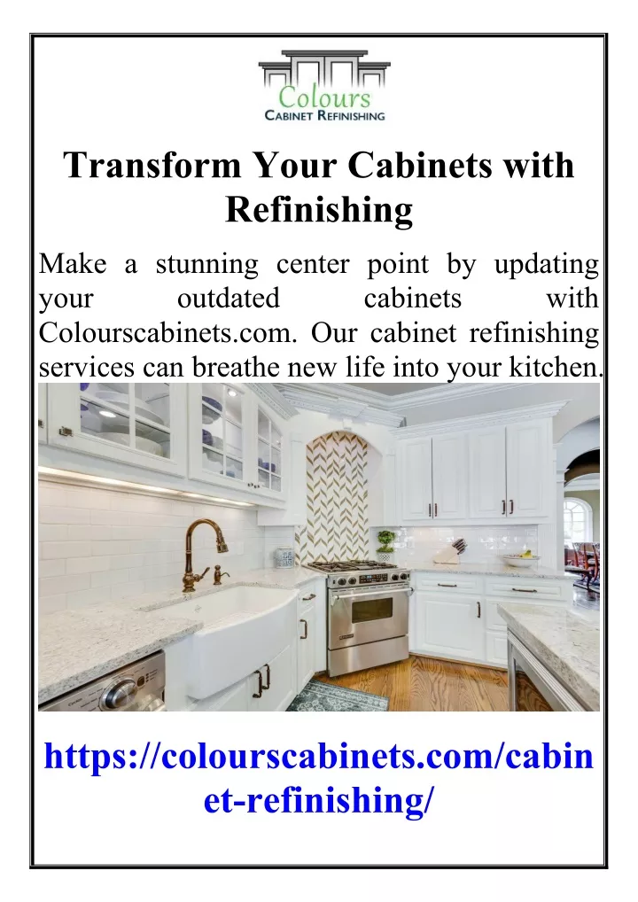 transform your cabinets with refinishing