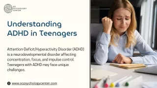 Effective ADHD Treatment for Teenagers at OC Psychology Center