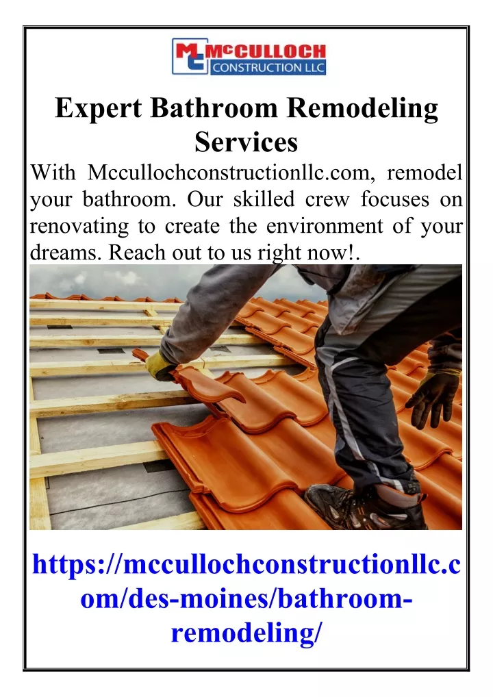 expert bathroom remodeling services with