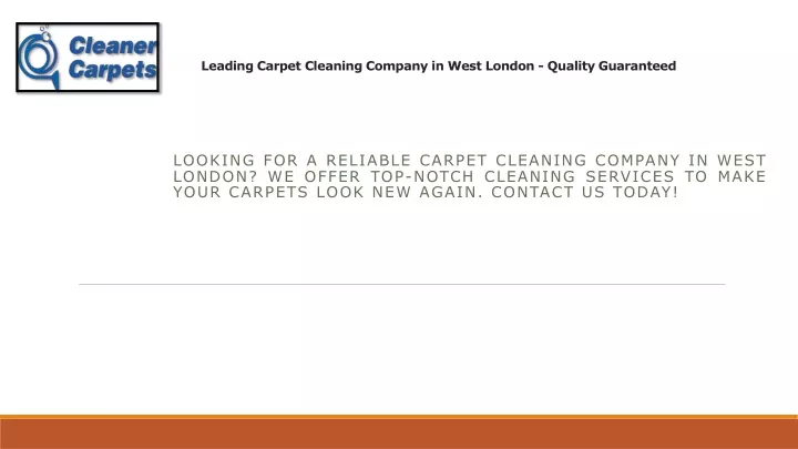 leading carpet cleaning company in west london quality guaranteed