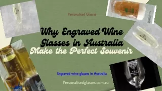 Why Engraved Wine Glasses in Australia Make the Perfect Souvenir