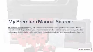 Top Diagnostics Software - My Premium Manual Source