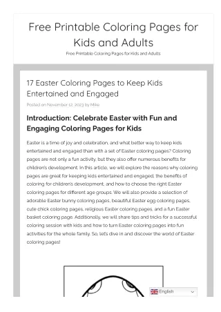 Christian Easter Coloring Pages