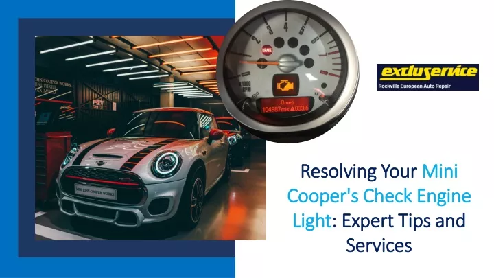 resolving your mini cooper s check engine light