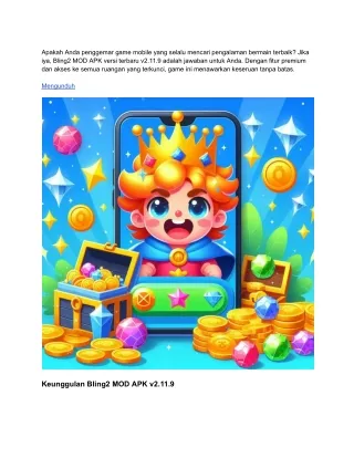 Download Bling2 MOD APK Terbaru v2.11.9 (Premium_Unlocked Room)