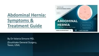 Abdominal Hernia - Symptoms & Treatment Guide